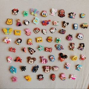 jibbitz crocs gems // disney shoe charms // 60-ish
